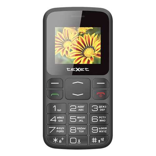 Мобильный телефон teXet TM-B208 Black в Связной