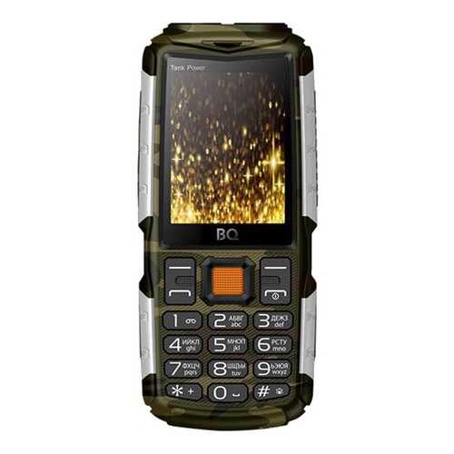 Мобильный телефон BQ 2430 Tank Power Khaki/Silver в Связной