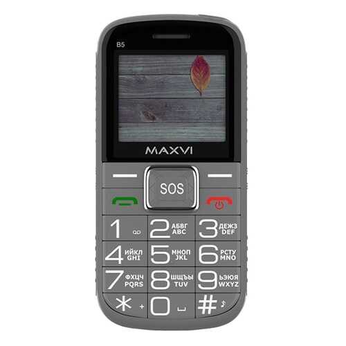 Мобильный телефон Maxvi B5 Grey в Связной