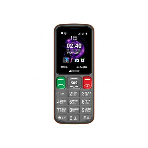 Мобильный телефон Digma Linx S240 Grey/Orange (LT2060PM) в Связной