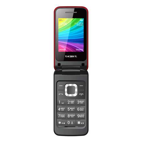 Мобильный телефон teXet TM-204 Red в Связной
