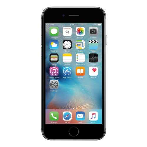 Смартфон Apple iPhone 6s 32Gb Space Gray (FN0W2RU/A) восстановленный в Связной