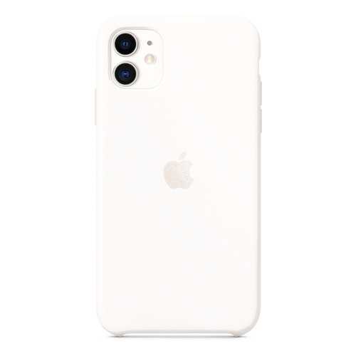 Чехол Apple для iPhone 11 Silicone Case - White в Связной