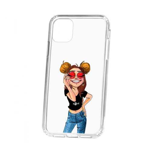 Чехол Apple iPhone 11 Kruche Print Smiling в Связной