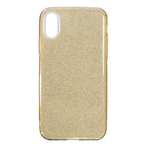 Чехол Apple Remax Glitter Silicon Case для iPhone X золотой в Связной