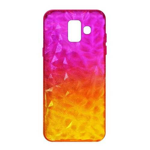 Чехол Crystal Krutoff для Samsung Galaxy A6 (SM-A600) Yellow/Pink в Связной