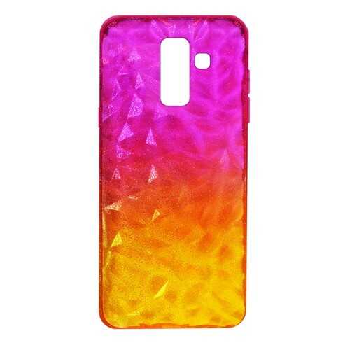 Чехол Crystal Krutoff для Samsung Galaxy A6+ (SM-A605) Yellow/Pink в Связной