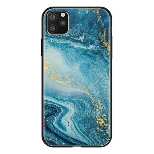 Чехол Deppa Glass Case для Apple iPhone 11 Pro Blue Agate в Связной