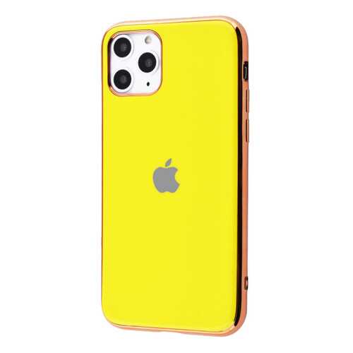 Чехол GLOSSY LOGO для Apple iPhone 11 Pro Yellow в Связной