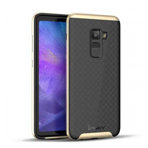 Чехол iPaky +PC для Samsung A530 Galaxy A8 (2018) Black/Gold в Связной