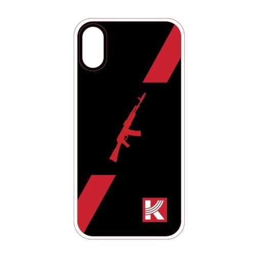 Чехол КАЛАШНИКОВ для Apple iPhone X/iPhone XS Black/Red в Связной