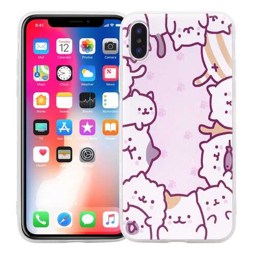 Чехол KAWAI для iPhone X/XSKittens в Связной