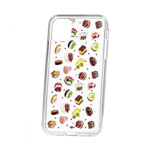 Чехол Kruche Apple iPhone 11 Print Cake в Связной