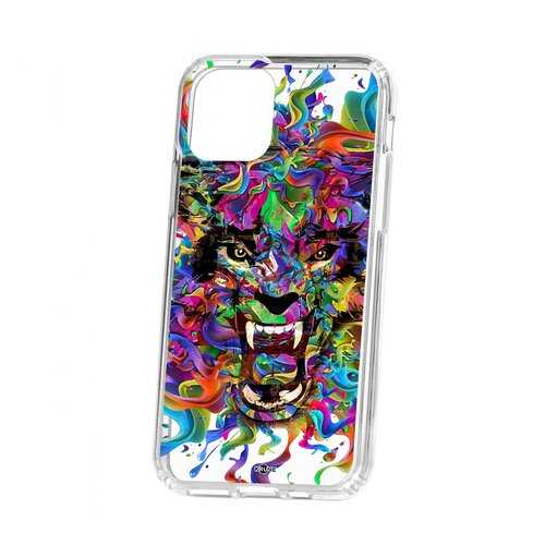 Чехол Kruche Apple iPhone 11 Pro Print Colored beast в Связной