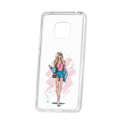 Чехол Kruche Huawei Mate 20 Pro Print Fashion Girl в Связной