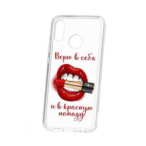 Чехол Kruche Huawei P20 Lite Print Red lipstick в Связной