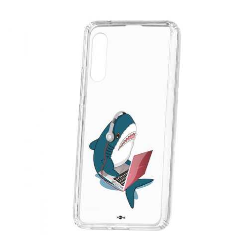 Чехол Kruche Samsung Galaxy A90 5G Print Акула в Связной