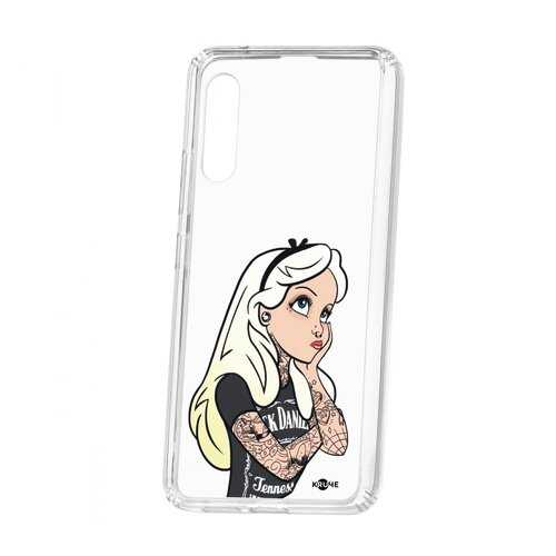 Чехол Kruche Samsung Galaxy A90 5G Print Tattoo Girl в Связной