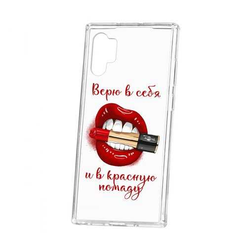 Чехол Kruche Samsung Galaxy Note 10+ Print Red lipstick в Связной