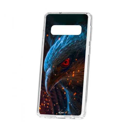 Чехол Kruche Samsung Galaxy S10 Print Орел в Связной