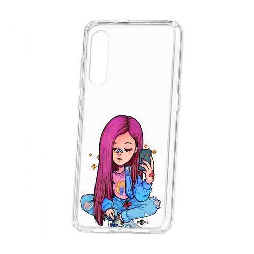 Чехол Kruche Xiaomi Mi9 Print Pink Hair в Связной