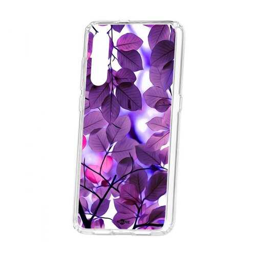 Чехол Kruche Xiaomi Mi9 Print Purple leaves в Связной