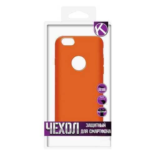 Чехол Krutoff для iPhone 6/6S Orange в Связной