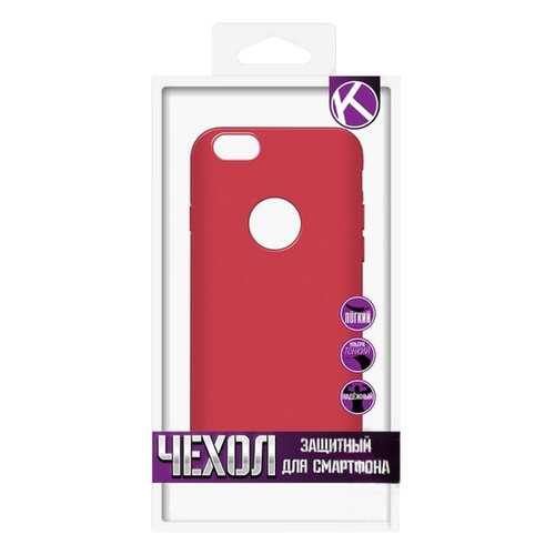 Чехол Krutoff для iPhone 6/6S Red в Связной