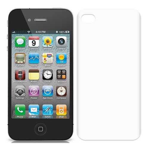 Чехол Krutoff TPU для iPhone 4/4S Transparent в Связной