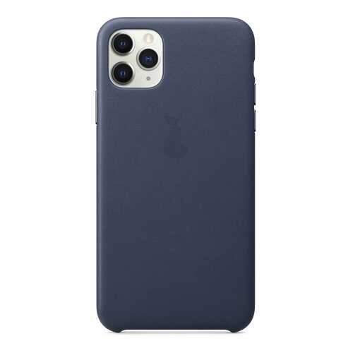 Чехол Leather Case для iPhone 11 Pro Max, LCIP11PM-02-MIBL в Связной