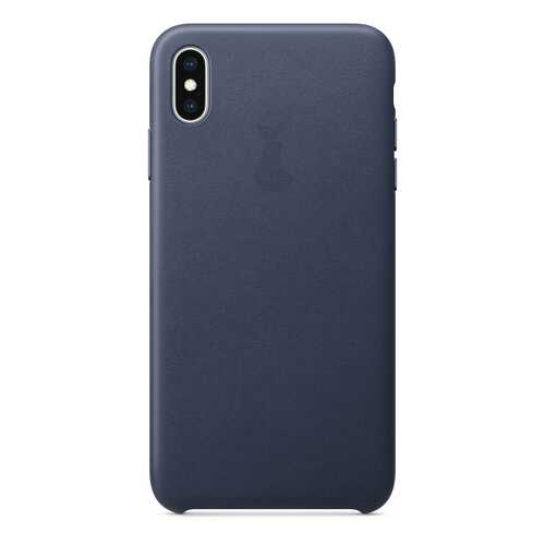 Чехол Leather Case для iPhone XS Max, LCIPXSM-02-MIBL в Связной