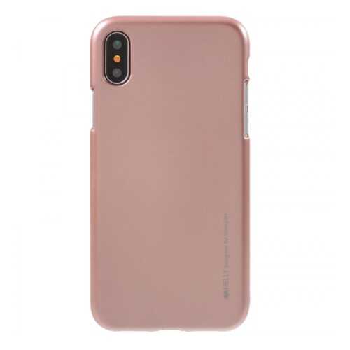 Чехол Mercury iJelly Metal series для Apple iPhone X/XS Rose Gold в Связной