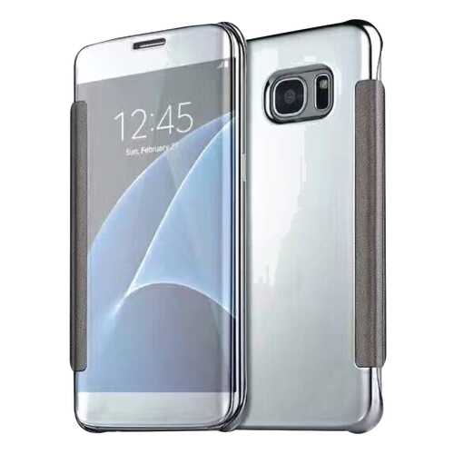 Чехол MyPads Clear View Cover для Samsung Galaxy Note 5 Silver в Связной