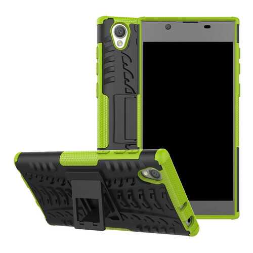 Чехол MyPads для Sony Xperia L1 / Dual Black/Green в Связной