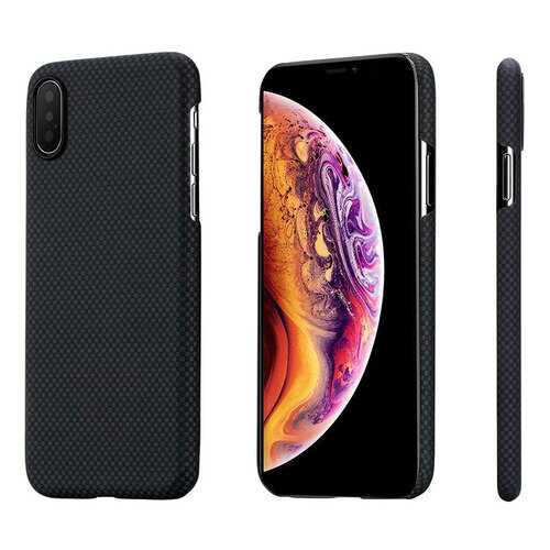 Чехол Pitaka Aramid Case Plain (KI8002XS) для iPhone XS/X Black/Grey в Связной