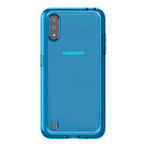 Чехол Samsung araree A cover для Samsung Galaxy A01 Blue в Связной