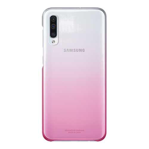 Чехол Samsung для A50 Pink/Transparent в Связной