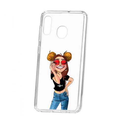 Чехол Samsung Galaxy A20 Kruche Print Smiling в Связной