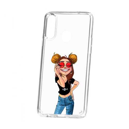 Чехол Samsung Galaxy A20S Kruche Print Smiling в Связной