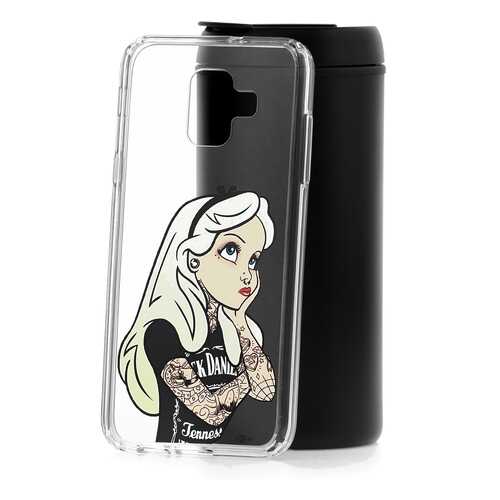 Чехол Samsung Galaxy A6 (2018) A600f Kruche Print Tattoo Girl в Связной