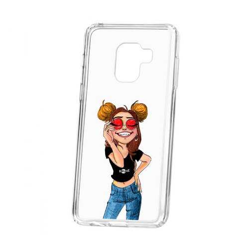 Чехол Samsung Galaxy A8 2018 (A530) Kruche Print Smiling в Связной