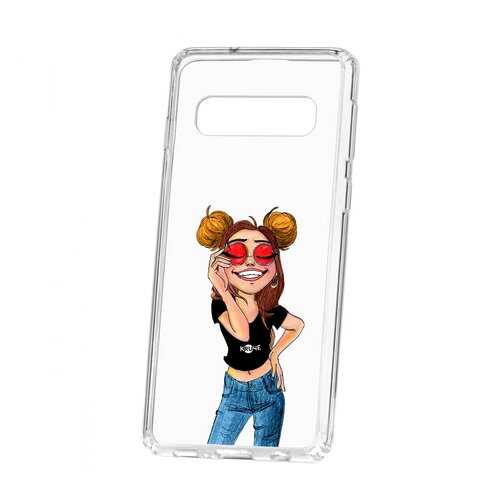 Чехол Samsung Galaxy S10 Kruche Print Smiling в Связной