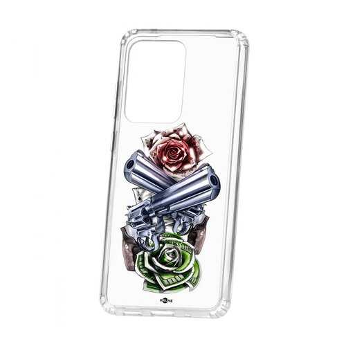 Чехол Samsung Galaxy S20 Ultra Kruche Print Карты деньги 2 ствола в Связной