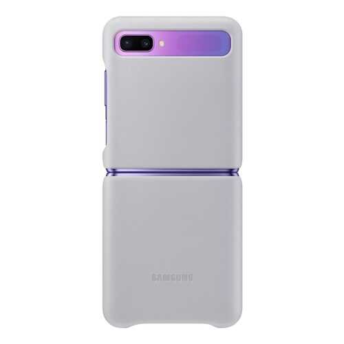 Чехол Samsung Leather Cover для Samsung Galaxy Z Flip Grey в Связной