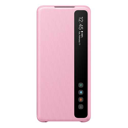 Чехол Samsung Smart Clear View Cover Y2 для Galaxy S20+ Pink в Связной