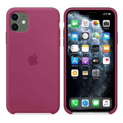 Чехол Silicone Case для Apple iPhone 11 Pomegranate (MWVZ2FE/A) в Связной