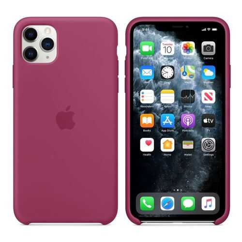 Чехол Silicone Case для Apple iPhone 11 Pro Max Pomegranate (MX052FE/A) в Связной