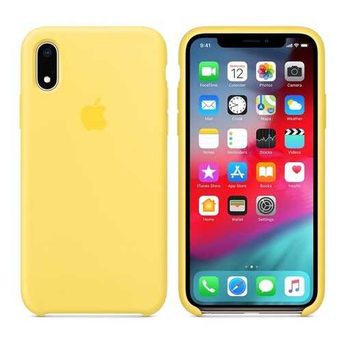 Чехол Silicone Case для Apple iPhone XR Canary Yellow (MWC24FE/A) в Связной