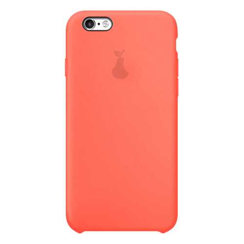 Чехол Silicone Case для iPhone 6 Plus/6S Plus, оранжевый, SCIP6SP-02-CORA в Связной