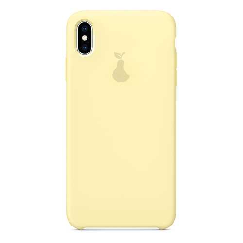 Чехол Silicone Case для iPhone X/XS, Light Yellow, SCIPXXS-15-LIMO в Связной